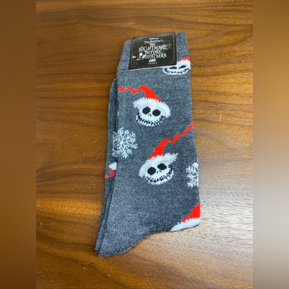 NWT Men's CHRISTMAS Socks Nightmare Before Christmas L 9-13